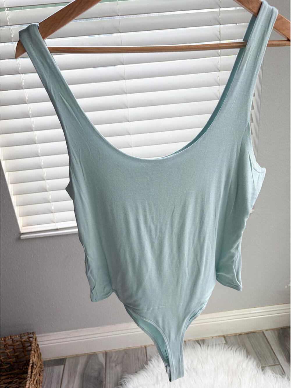 Mint Colored Bodysuite - Size Large